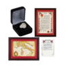 Family Reversed Coat of Arms Ring & Map Set