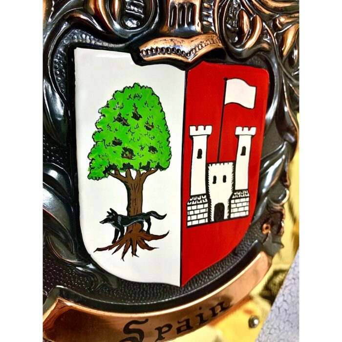 Custom Hand-Painted Shield – Display your family coat of arms with a uniquely crafted shield, celebrating the art of heraldry