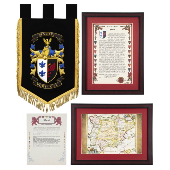 My Lineage Custom Banner & Map Set for Family Heritage Display